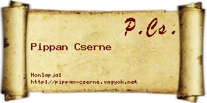 Pippan Cserne névjegykártya